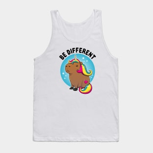 Be different Capybara Unicorn Tank Top